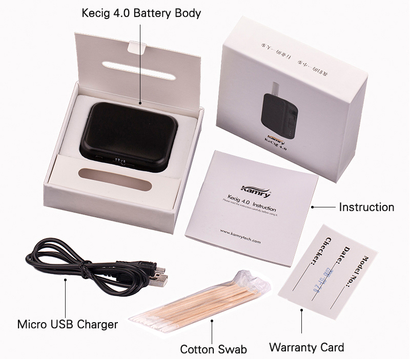 Kamry Kecig 4.0 Heating Kit Kecig 4.0 Battery Body